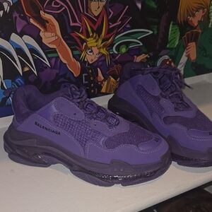 Balenciaga Deep Purple Athletic Shoes